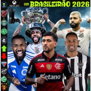 Pes 18 com atualização 2026 - Xbox 360 (Mídia Digital)