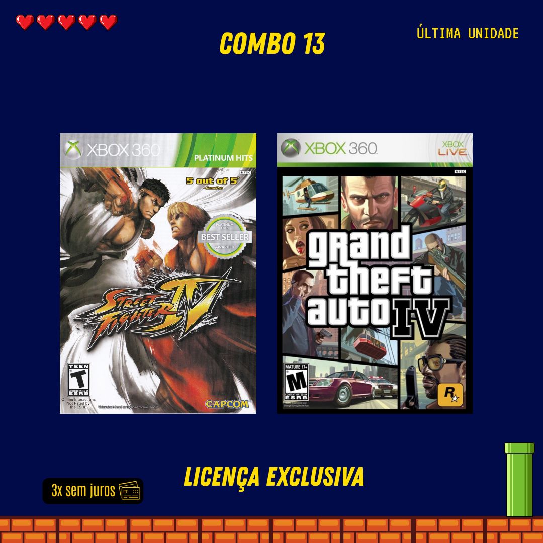 COMBO 13 - Xbox 360 (Mídia Digital)