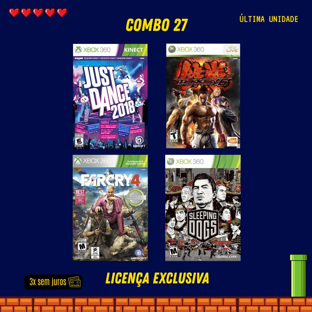 COMBO 27 - Xbox 360 (Mídia Digital)