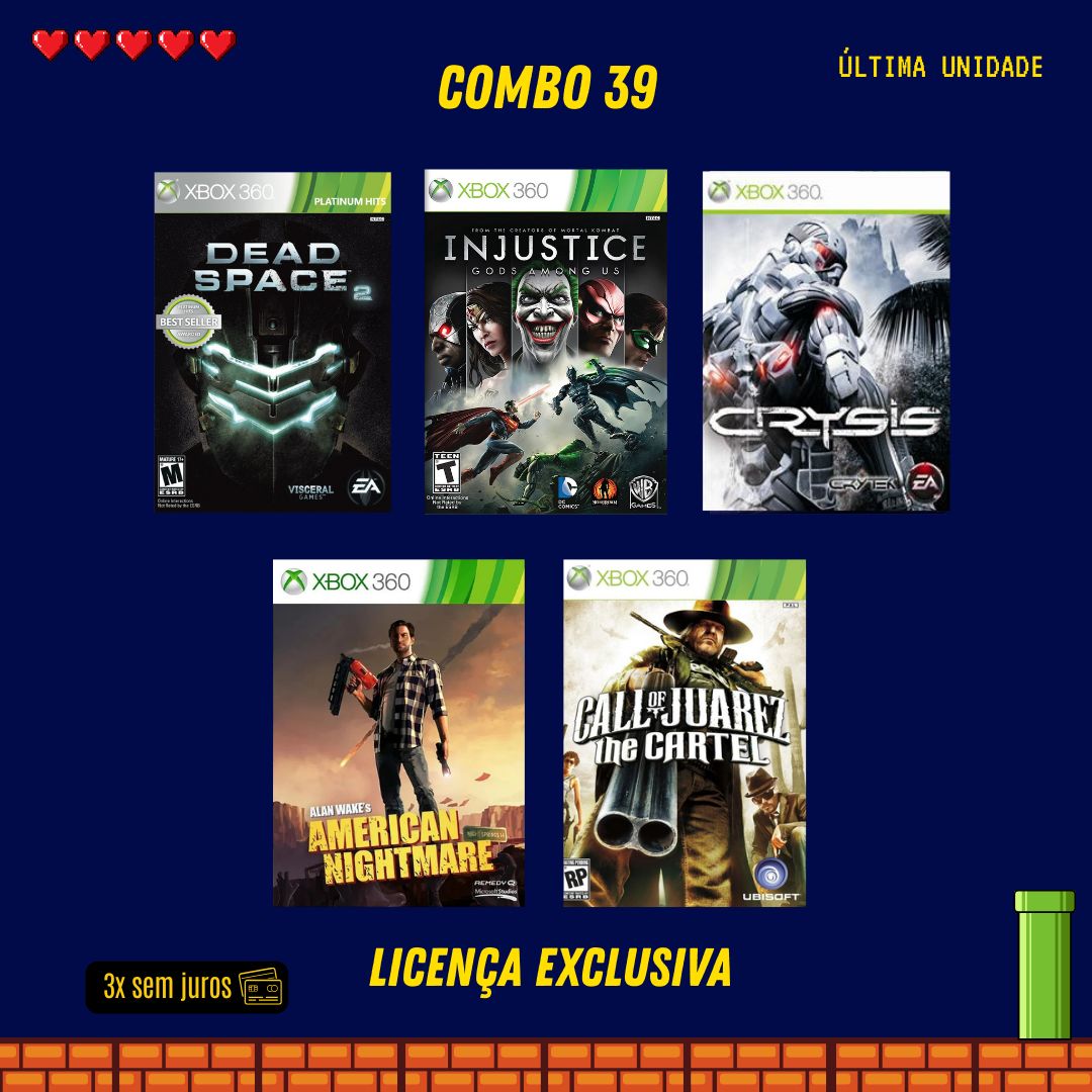 COMBO 39 - Xbox 360 (Mídia Digital)
