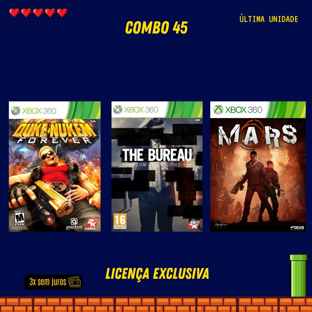 COMBO 45 - Xbox 360 (Mídia Digital)