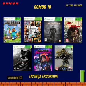 COMBO 10 - Xbox 360 (Mídia Digital)