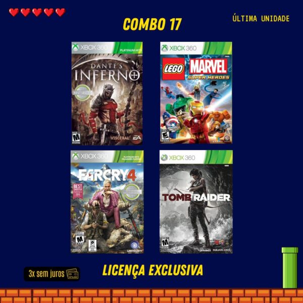 COMBO 17 - Xbox 360 (Mídia Digital)