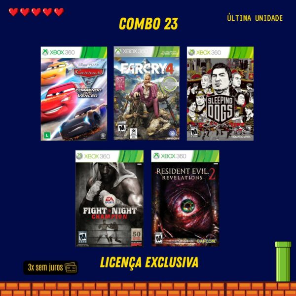 COMBO 23 - Xbox 360 (Mídia Digital)
