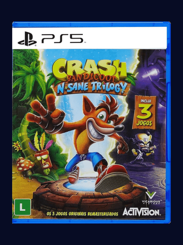 Crash Bandicoot N.sane Trilogy PS5 - Mídia Digital
