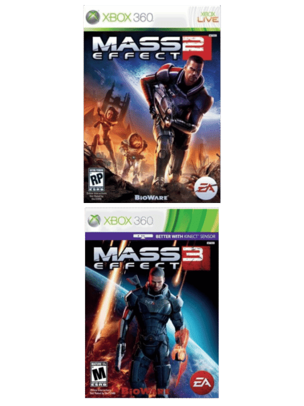 Mass Effect 2 + 3 - Xbox 360 Original (Mídia Digital)