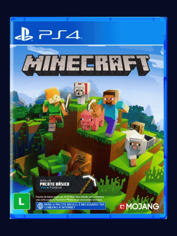 Minecraft Edição Padrão PS4 - Mídia Digital