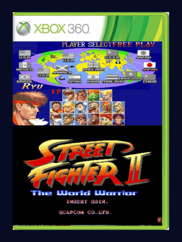 Street Figther 2 Clássico - Xbox 360 (Mídia Digital)
